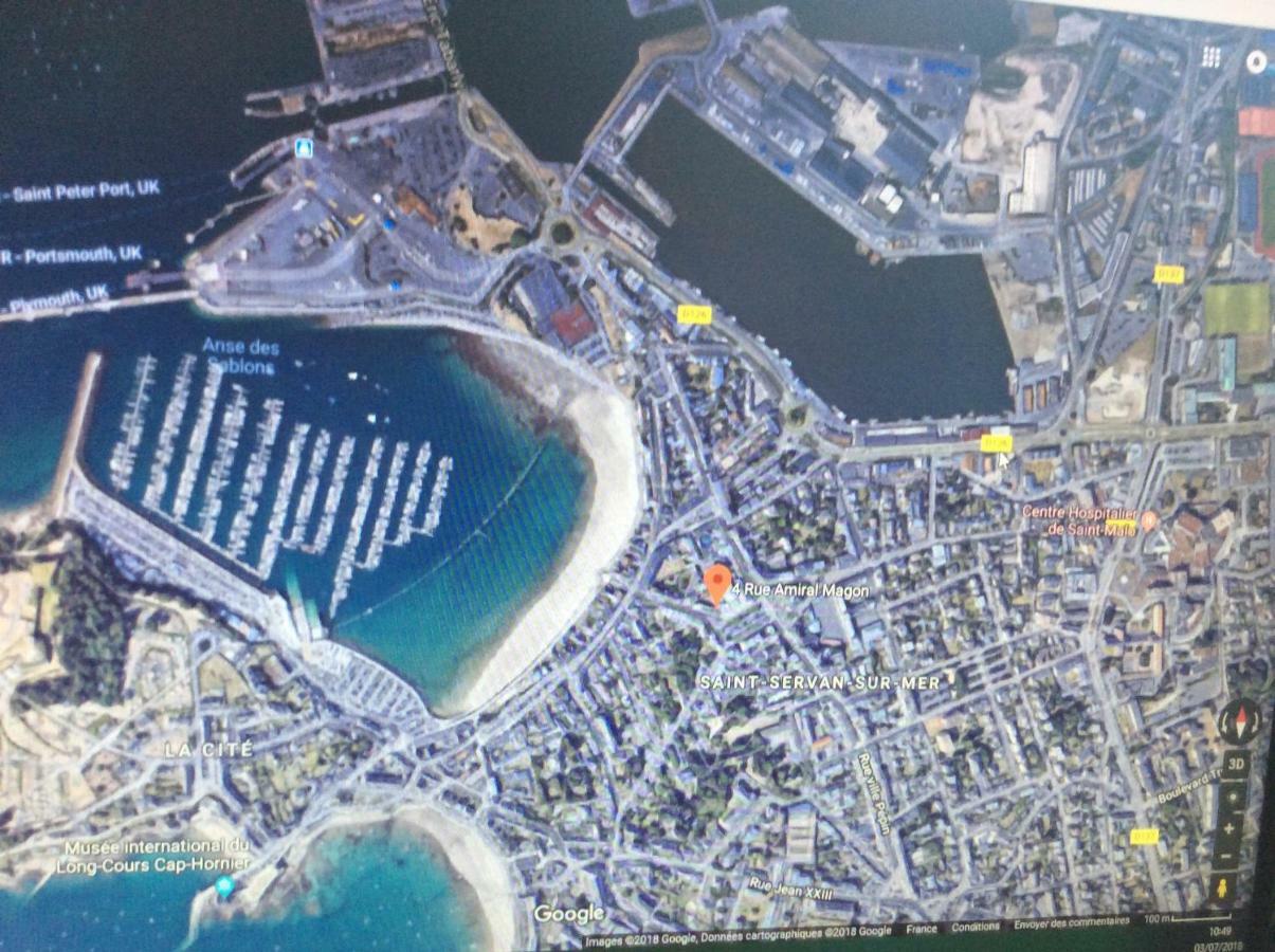 Le Sablon 50M Plage 2 Pers Possible 4 Saint-Malo Exteriör bild