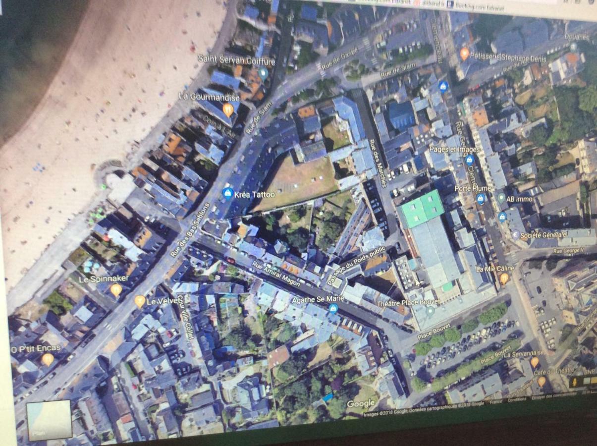 Le Sablon 50M Plage 2 Pers Possible 4 Saint-Malo Exteriör bild